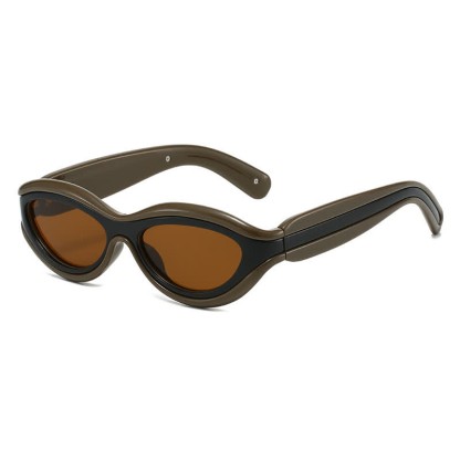 Spykay™ SG60734 Leopard Print Cat Eye Frame Retro Sunglasses - Brown - image 9
