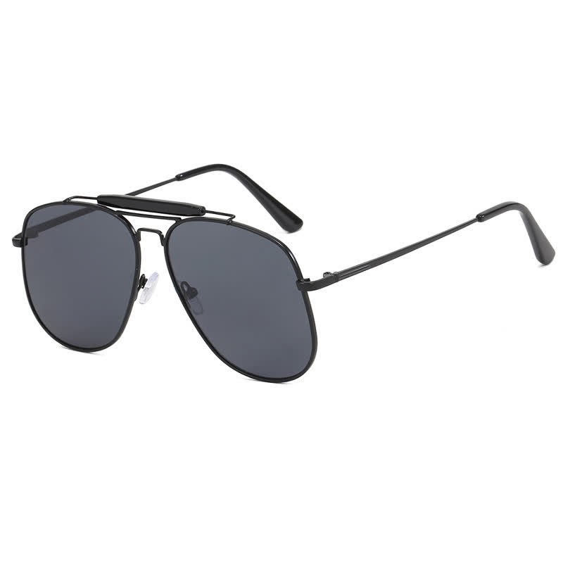 Spykay™ SG60828 Double Bridges Oversized Frame Hipster Aviator Sunglasses