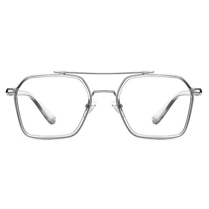 Spykay™ EG26920 Unsiex Square Frame Anti-blue Light Double Bridges Retro Glasses - image 15