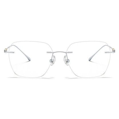 Spykay™ EG26917 Unsiex Retro Chrome Hearts Square Titanium Frame Anti-blue Light Rimless Glasses - image 4