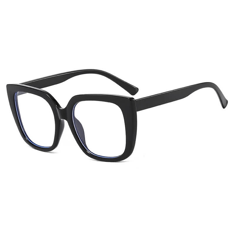 Spykay™ EG26771 Leopard Pattern Square Frame Oversized Glasses