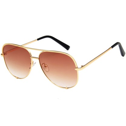 Spykay™ SG60837 Vintage Double Bridges Aviator Frame Sunglasses For Driving