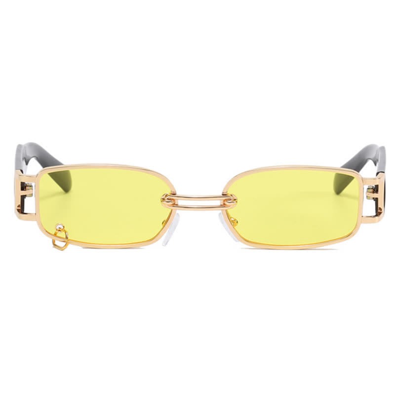 Spykay™ SG60752 Rectangle Metal Frame Vintage Sunglasses With a Ring Buckle