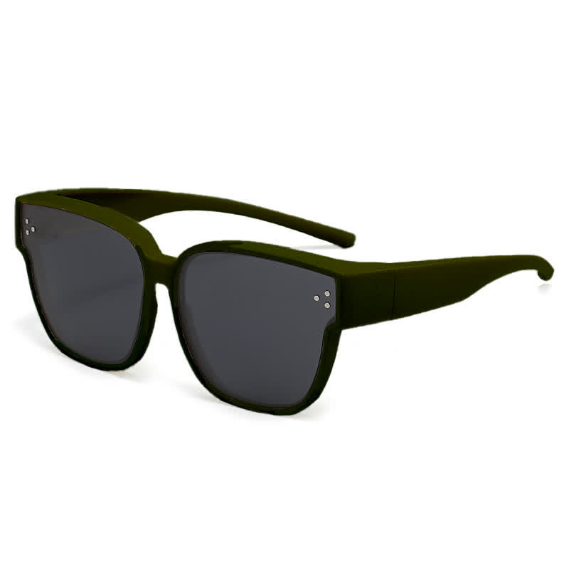 Spykay™ SG61006 Fit Over Glasses Square Frame Classic Polarized Sunglasses for Women Men - image 5