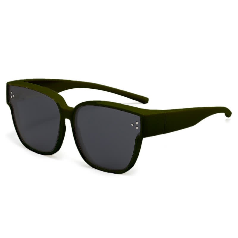Spykay™ SG61006 Fit Over Glasses Square Frame Classic Polarized Sunglasses for Women Men - image 5