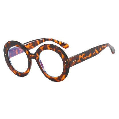 Spykay™ EG26784 Simple Oversized Round Frame Anti-blue Light Trendy Glasses