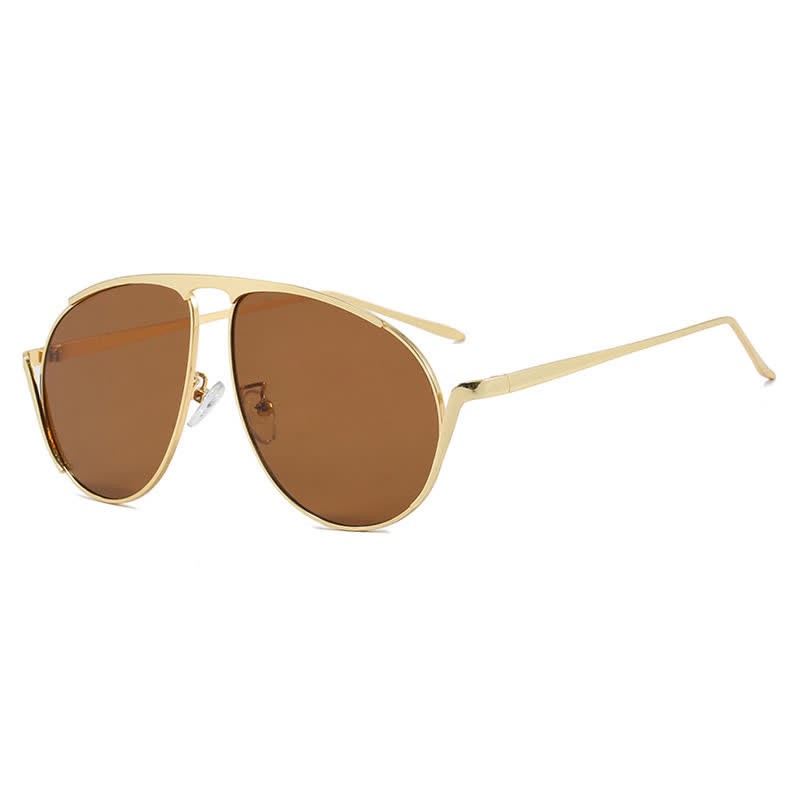 Spykay™ SG60914 Hipster Metal Temples Aviator Sunglasses