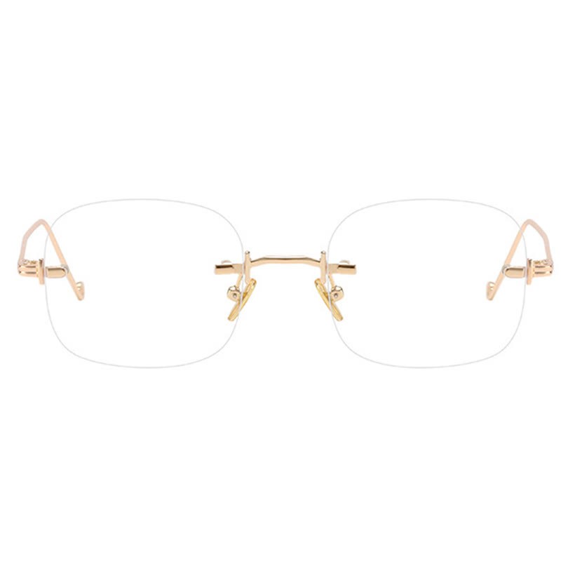 Spykay™ EG26888 Square Frame Anti-blue Light Retro Rimless Glasses - image 10