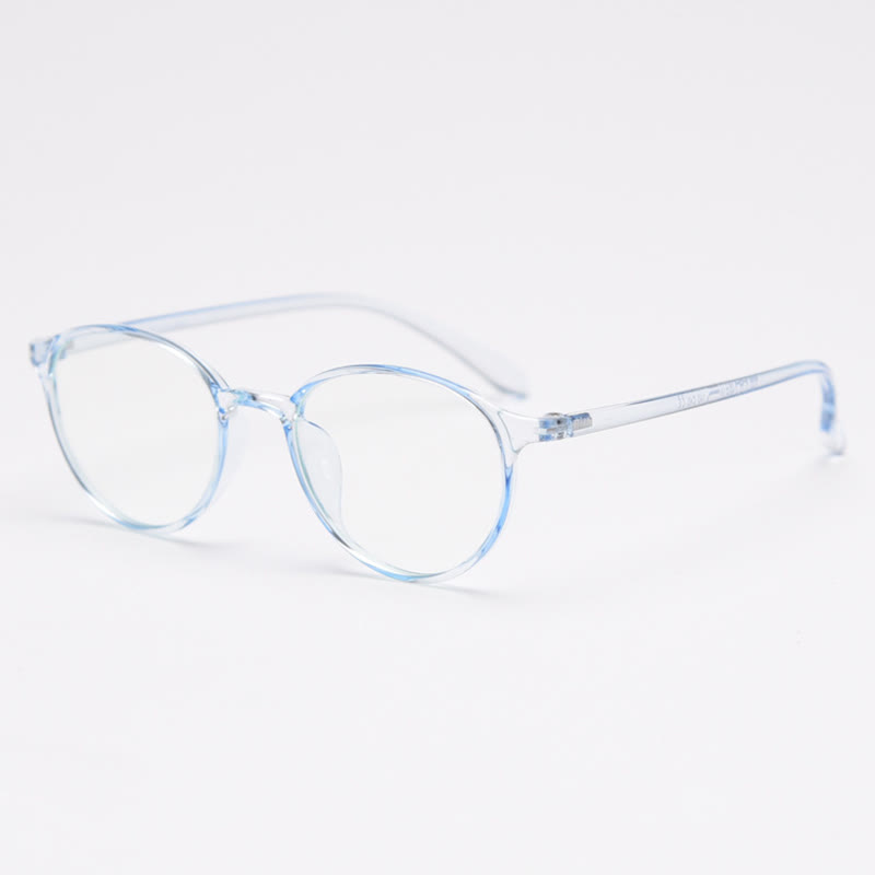 Spykay™ EG26866 Oval Frame Anti-blue Light Simple Classic Lightweight Glasses  - Blue - image 23