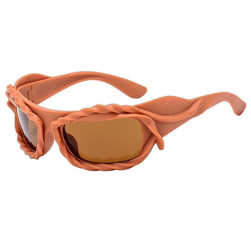 Spykay™ SG60918 Retro-Vintage Sports Party Y2K Sunglasses - Coffee - image 15