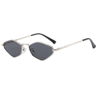 Spykay™ SG60713 Small Rhombus Frame Metal Temples Sunglasses