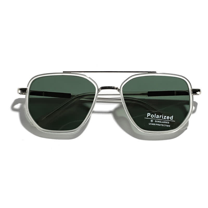 Spykay™ SG60733 Geometric Frame Double Bridges Driving Polarized Sunglasses - image 12