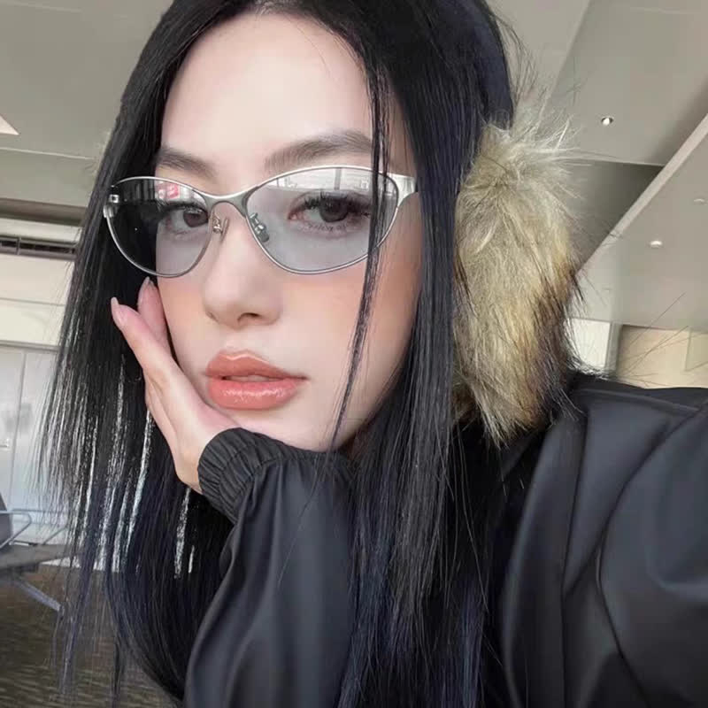 Spykay™ SG60788 Y2K Cat-Eye Cycling Sunglasses with Nylon Lenses