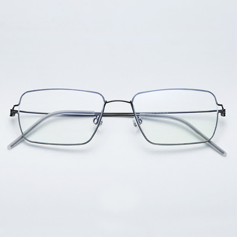 Spykay™ EG26905 Retro Simple Rectangle Frame Anti-blue Light Hipster Glasses - image 6