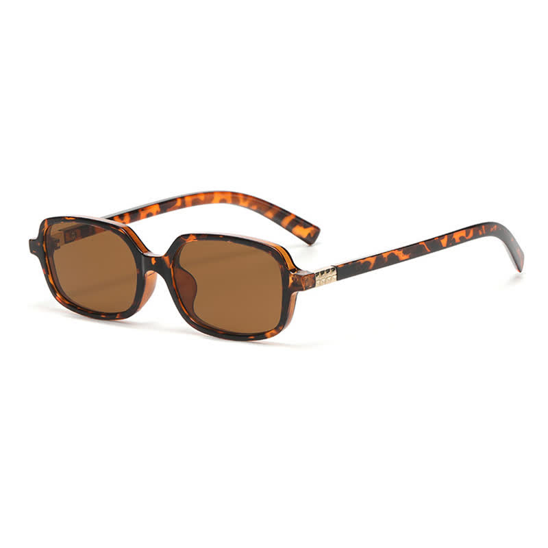 Spykay™ SG60704 Small Rectangle Frames Hipster Sunglasses - Leopard Print/Brown - image 19