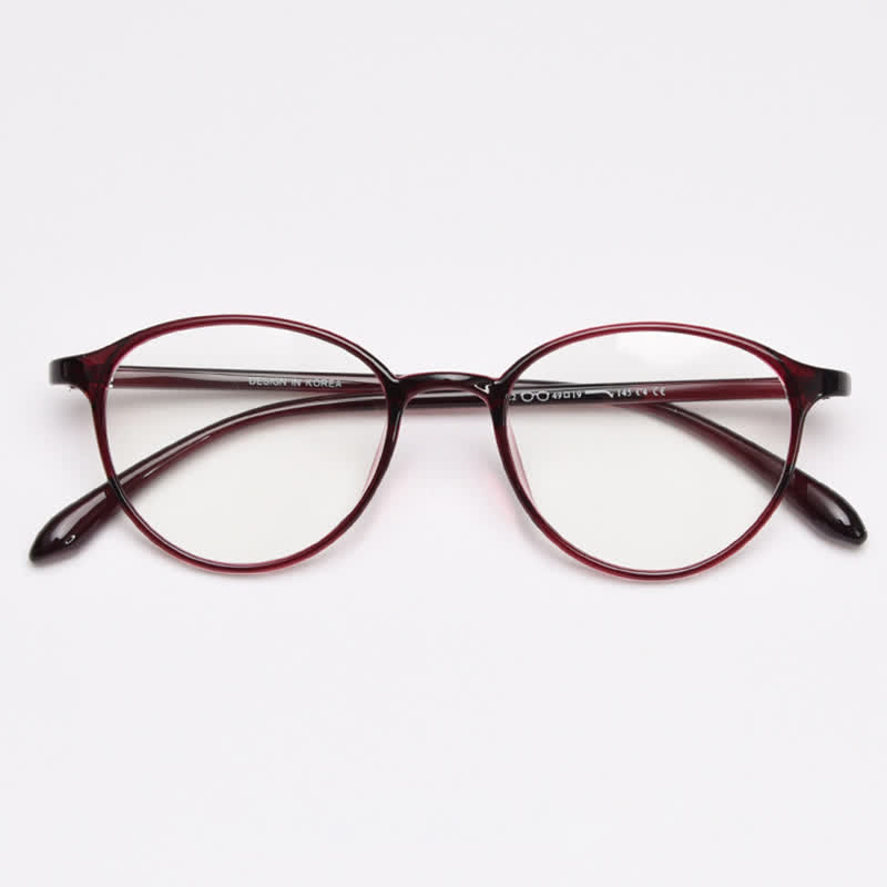 Spykay™ EG26866 Oval Frame Anti-blue Light Simple Classic Lightweight Glasses  - image 7