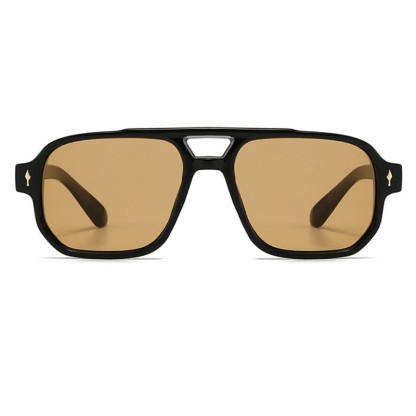 Spykay™ SG61003 Square Frame Double Bridges Vintage Arrow Sunglasses - image 25