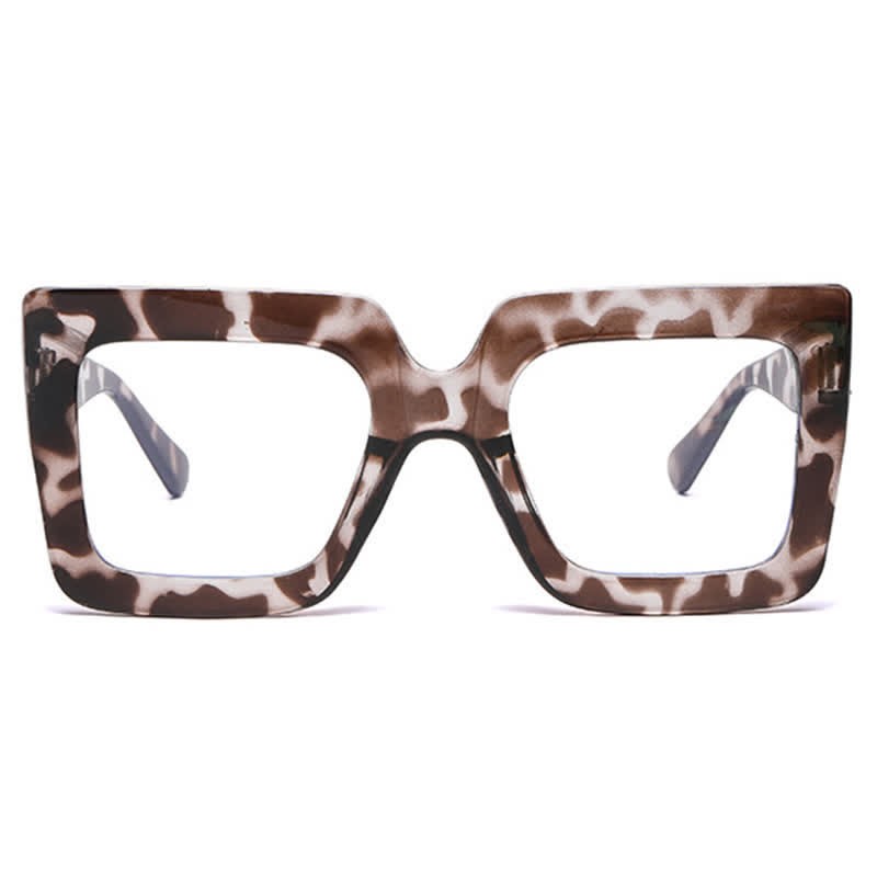 Spykay™ EG26913 Oversized Square Frame Fashion Anti-blue Light Thick Glasses - image 12