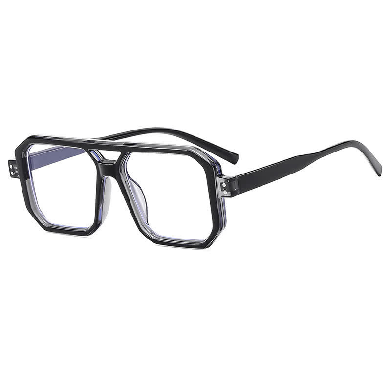 Spykay™ EG26772 Trendy Square Frame Double Bridges Glasses