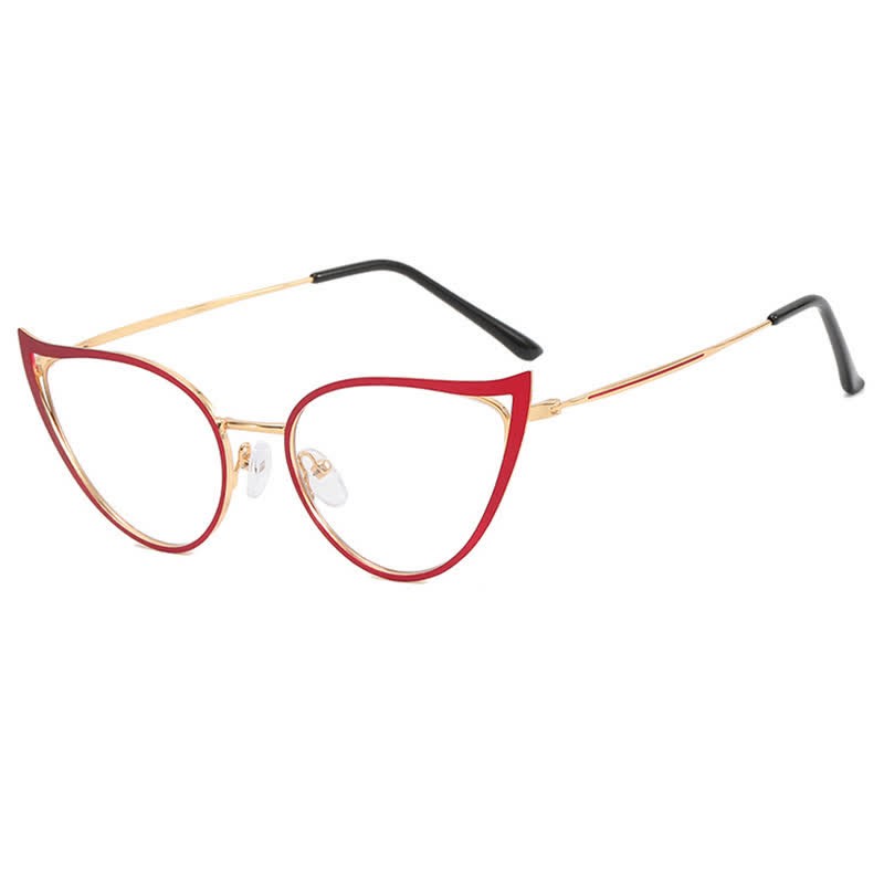 Spykay™ EG26880 Cat-Eye Metal Frame Hollow-out Anti-blue Light Glasses - image 6