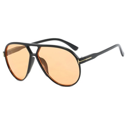 Spykay™ SG60858 Double Bridges 'T' Design Oversized Frame Hipster Aviator Sunglasses