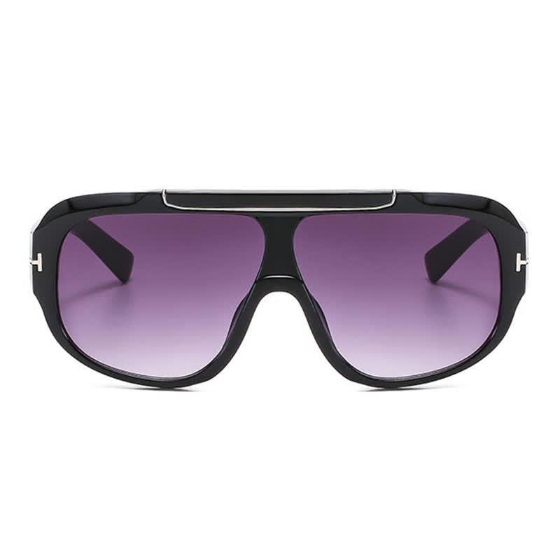 Spykay™ SG60883 'T' Design Oversized Aviator Sunglasses
