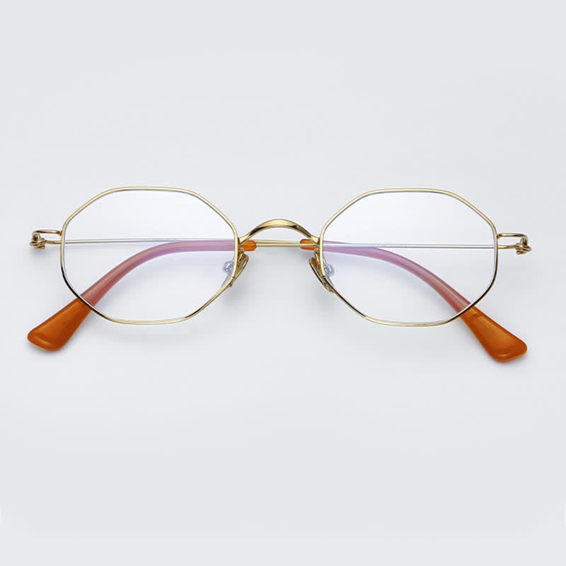 Spykay™ EG26854 Geometric Titanium Frame Anti-blue Light Simple Glasses - image 6