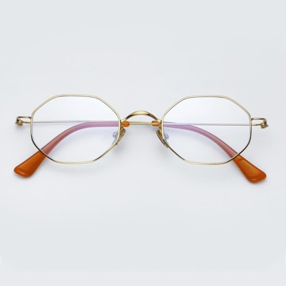 Spykay™ EG26854 Geometric Titanium Frame Anti-blue Light Simple Glasses - image 6