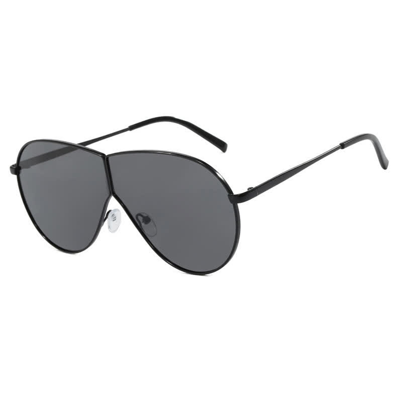 Spykay™ SG60915 Hipster One-piece Metal Temples Aviator Sunglasses