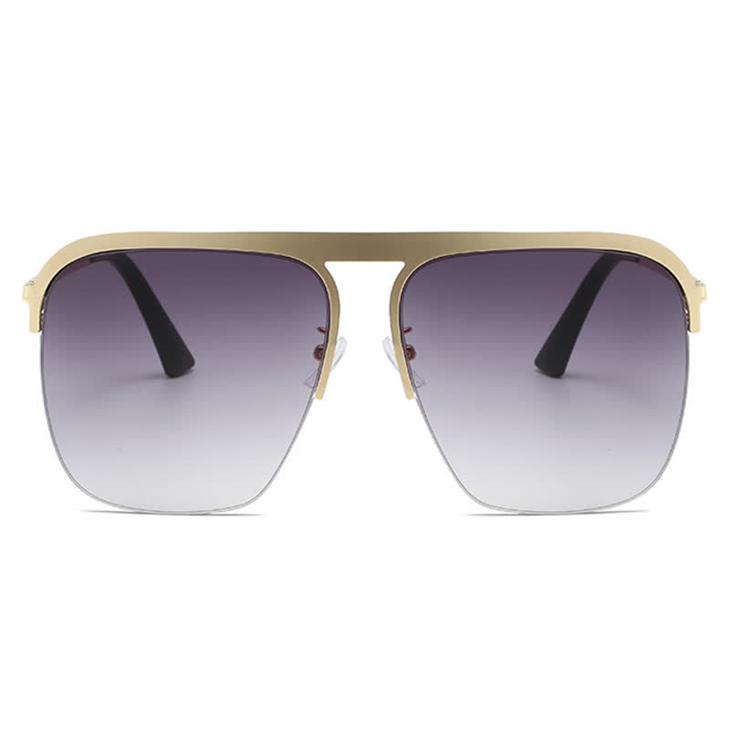 Spykay™ SG60864 Square Frame Semi-Rimless Oversized Sunglasses - image 17