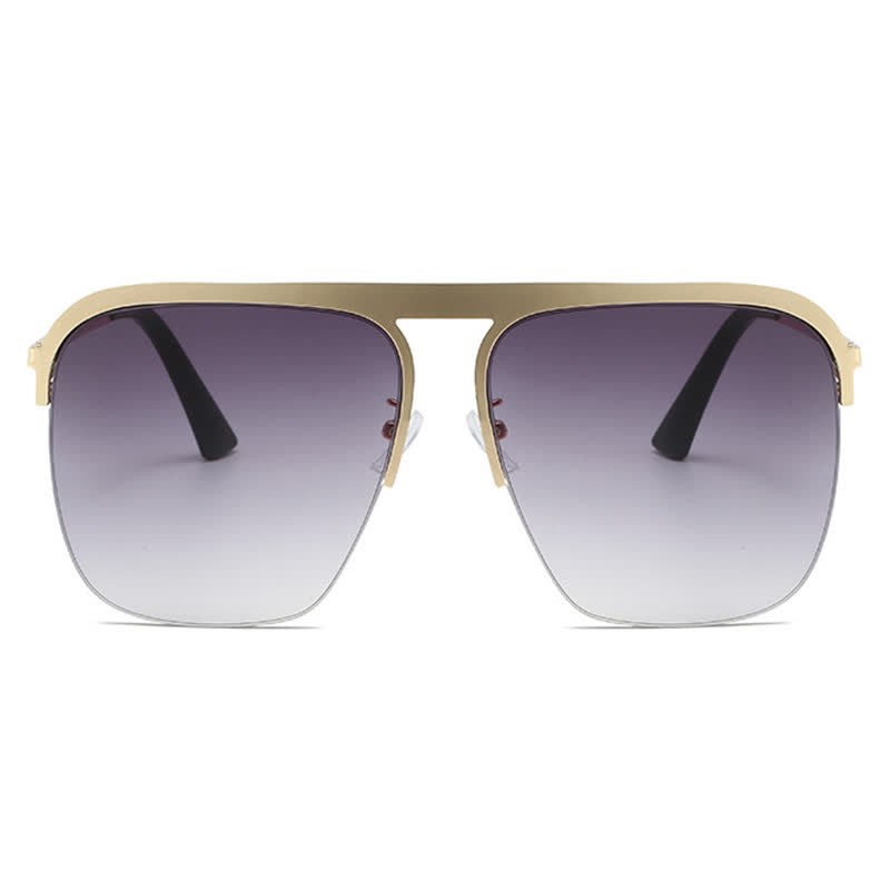 Spykay™ SG60864 Square Frame Semi-Rimless Oversized Sunglasses - image 17