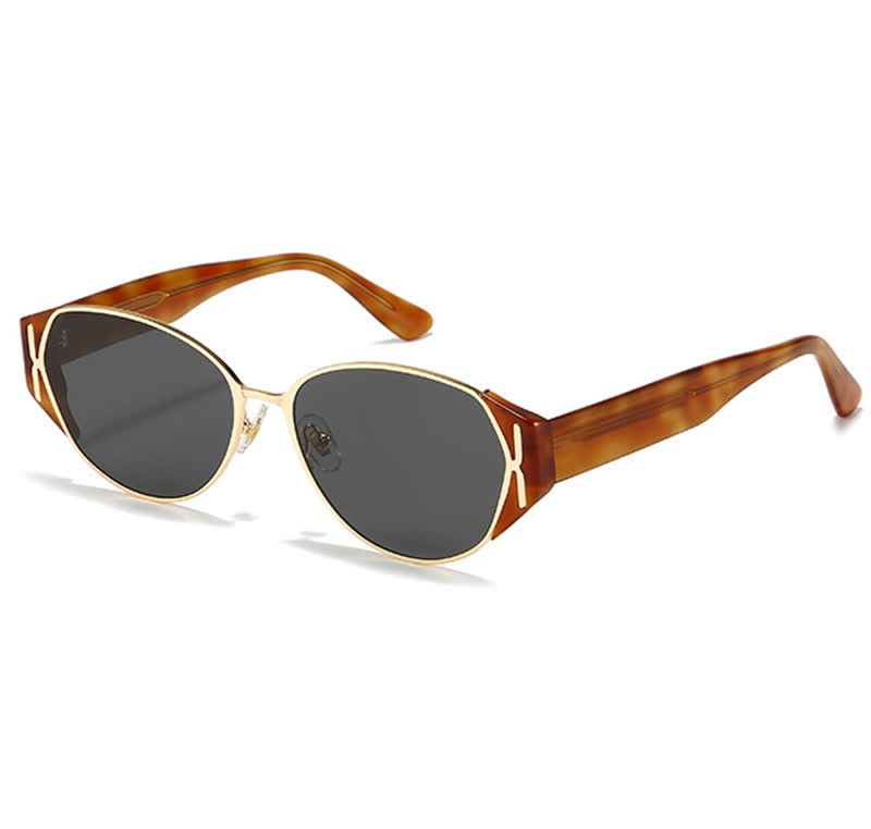 Spykay™ SG60772 Cat-Eye Retro Fashion Sunglasses with Nylon Lenses - Tortoise Shell - Polarized - image 1