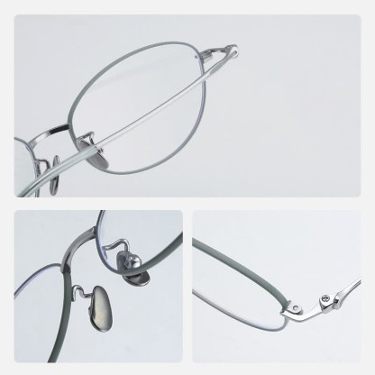 Spykay™ EG26856 Butterfly Titanium Lightweight Frame Anti-blue Light Simple Glasses - image 4