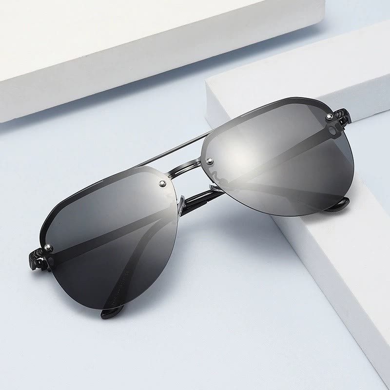 Spykay™ SG1019 Aviator Frame Double Bridges Driving Sunglasses