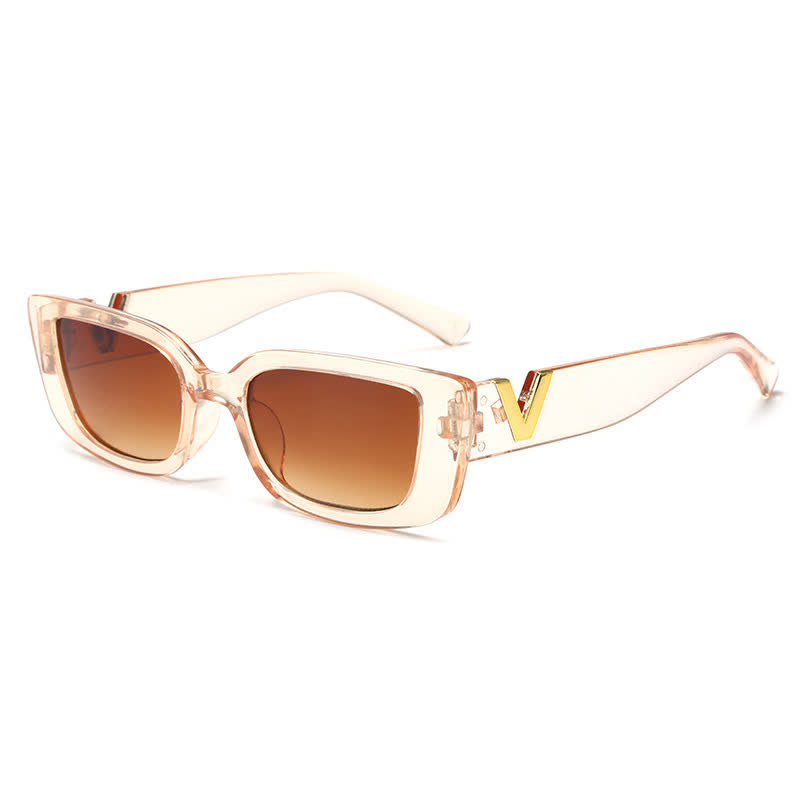 Spykay™ SG60890 Small Rectangle Frames 'V' Design Sunglasses