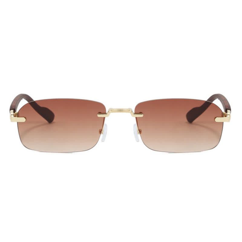 Spykay™ SG60831 Women's Rectangle Frame Rimless Sunglasses