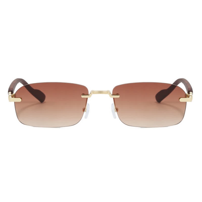 Spykay™ SG60831 Women's Rectangle Frame Rimless Sunglasses