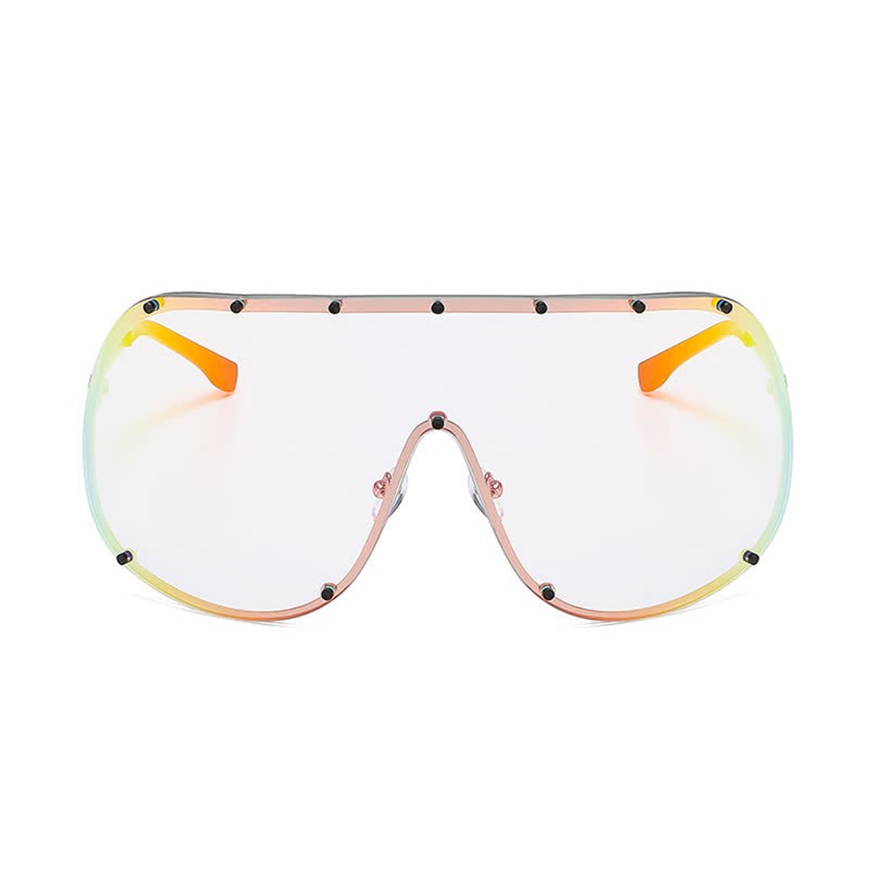 Spykay™ SG60757 Unisex Hipster One-piece Polarized Aviator Sunglasses - image 8