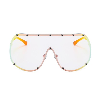 Spykay™ SG60757 Unisex Hipster One-piece Polarized Aviator Sunglasses - image 8