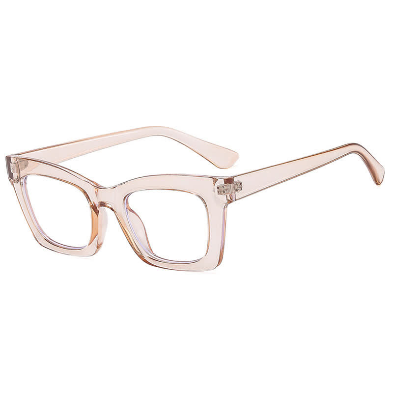 Spykay™ EG26879 Anti-blue Light Square Thick Frames Fashion Eyeglasses - Champagne - image 17