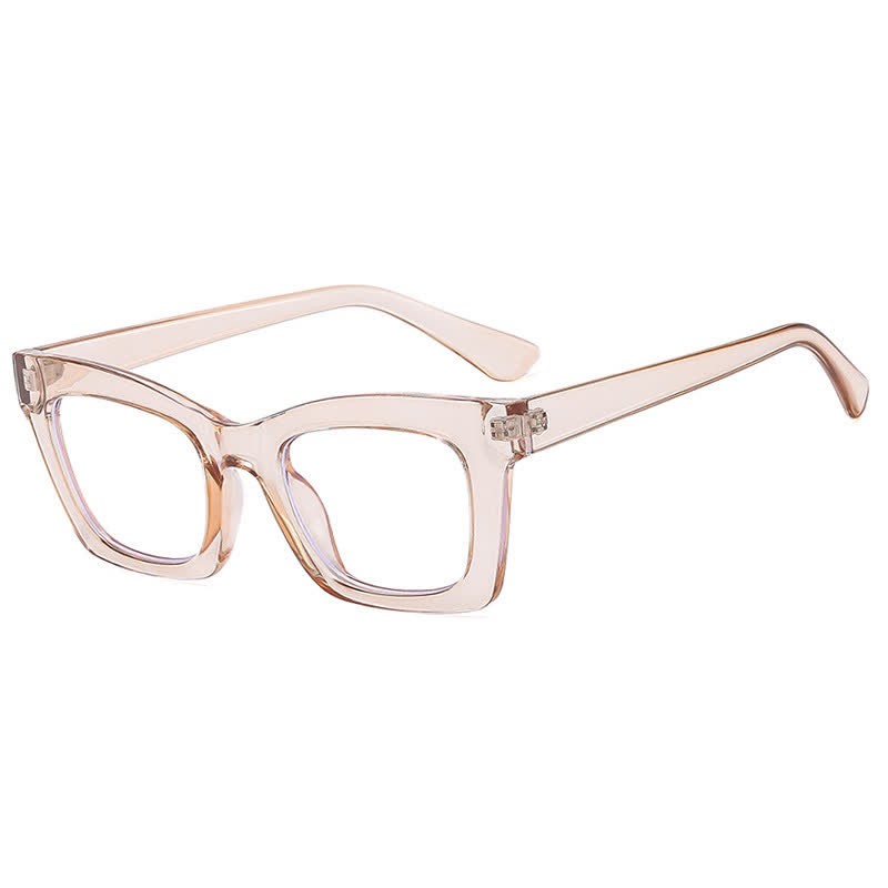 Spykay™ EG26879 Anti-blue Light Square Thick Frames Fashion Eyeglasses - Champagne - image 17