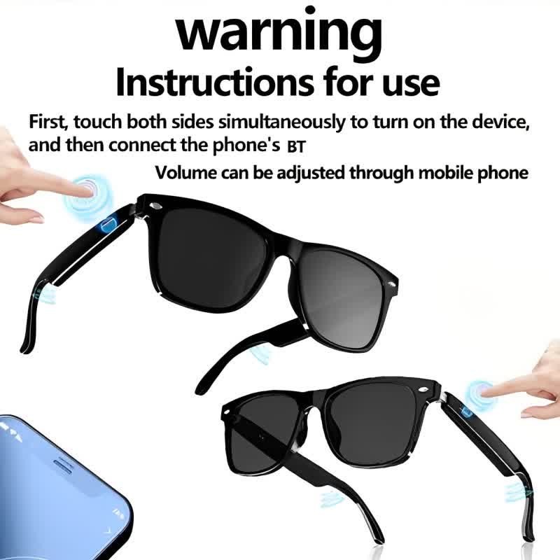 Spykay™ SG60825 Bluetooth Compatible,Multifunctional Wireless Smart Sunglasses For Listening To Music & Calling - image 4