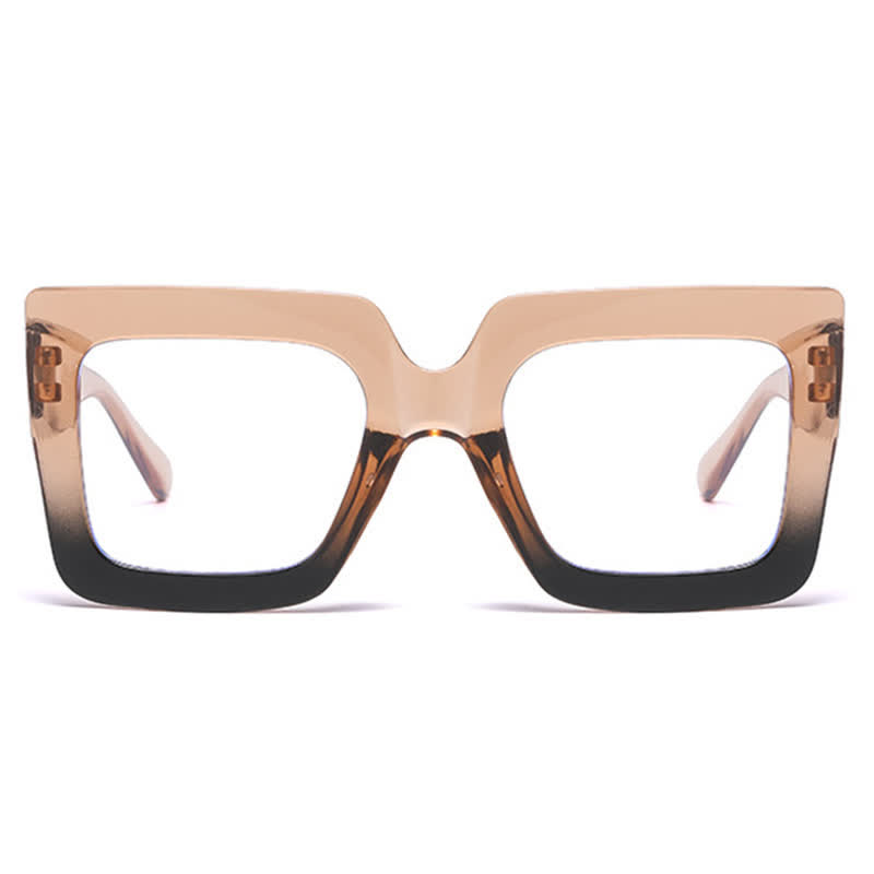 Spykay™ EG26913 Oversized Square Frame Fashion Anti-blue Light Thick Glasses - image 16