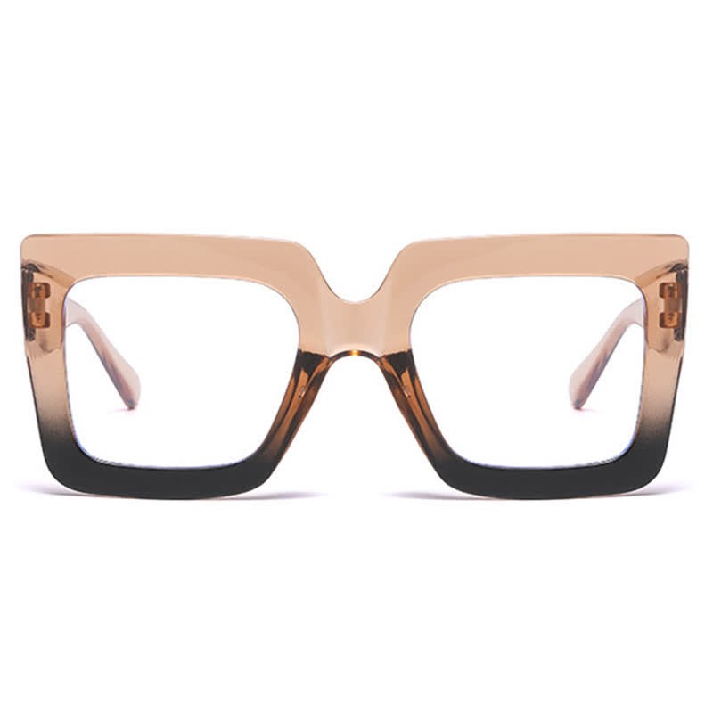 Spykay™ EG26913 Oversized Square Frame Fashion Anti-blue Light Thick Glasses - image 16