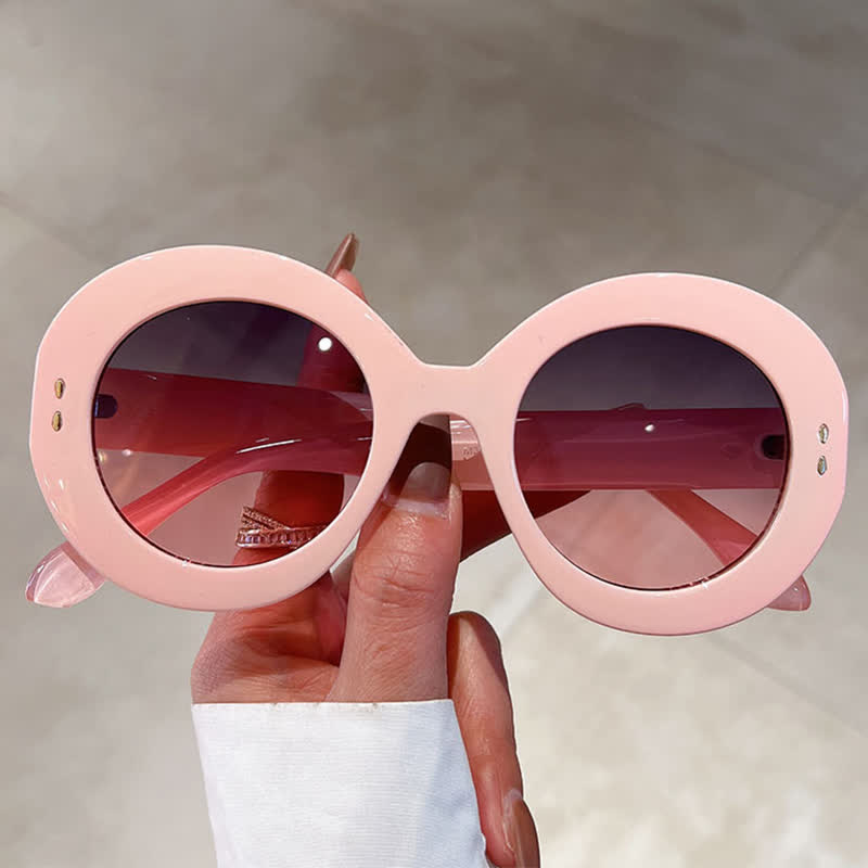 Spykay™ SG60923 Simple Oversized Round Frame Trendy Sunglasses - image 12