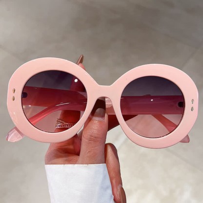 Spykay™ SG60923 Simple Oversized Round Frame Trendy Sunglasses - image 12