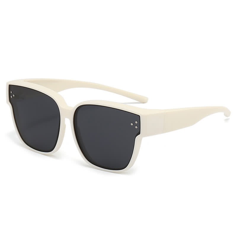 Spykay™ SG61006 Fit Over Glasses Square Frame Classic Polarized Sunglasses for Women Men - image 13