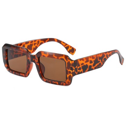 Spykay™ SG60843 Fashion Simple Rectangle Thick Frame Sunglasses