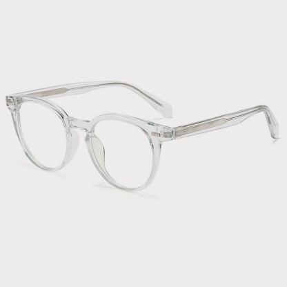 Spykay™ EG26835 Retro Classic Round Frame Anti-blue Light Glasses - Clear - image 9
