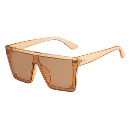 Spykay™ SG1025 Trendy Large Frame One-piece Street Style Driving Retro Sunglasses